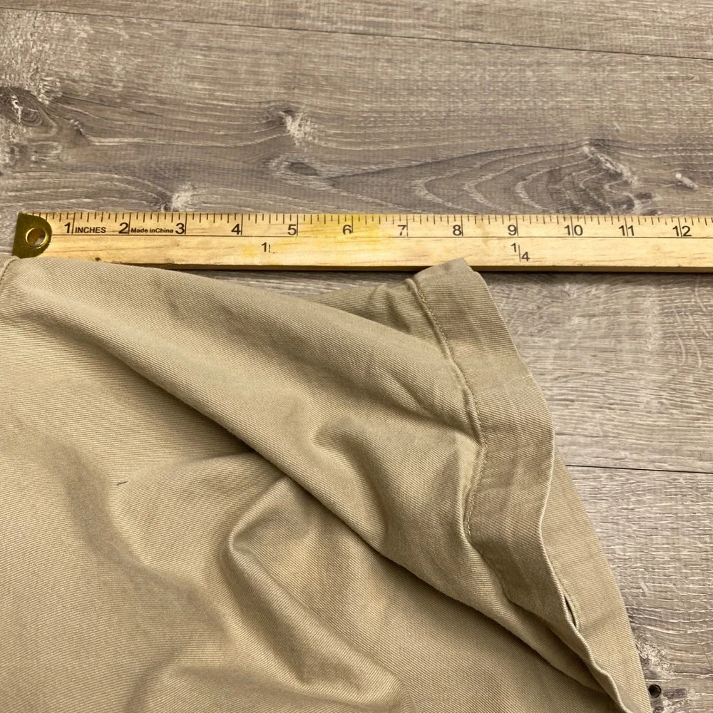Peter Millar Clemson Tigers‎ Mens 38 Pima Cotton Khaki Shorts Tan ME0B13